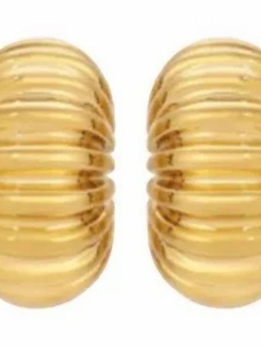 Brand New Heaven Mayhem Husk Earrings Gold